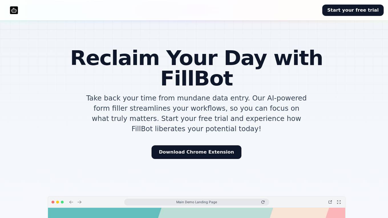 FillBot Screenshot