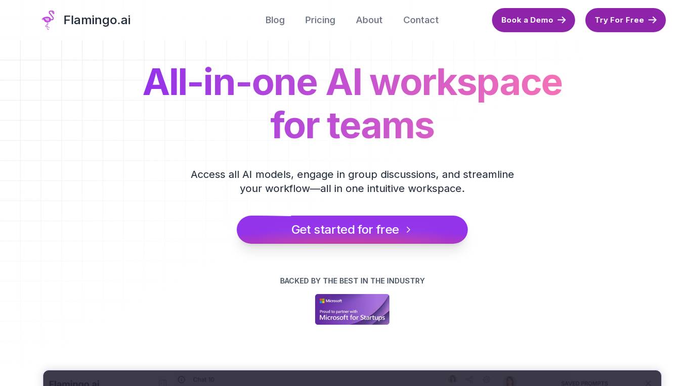 Flamingo.ai Screenshot