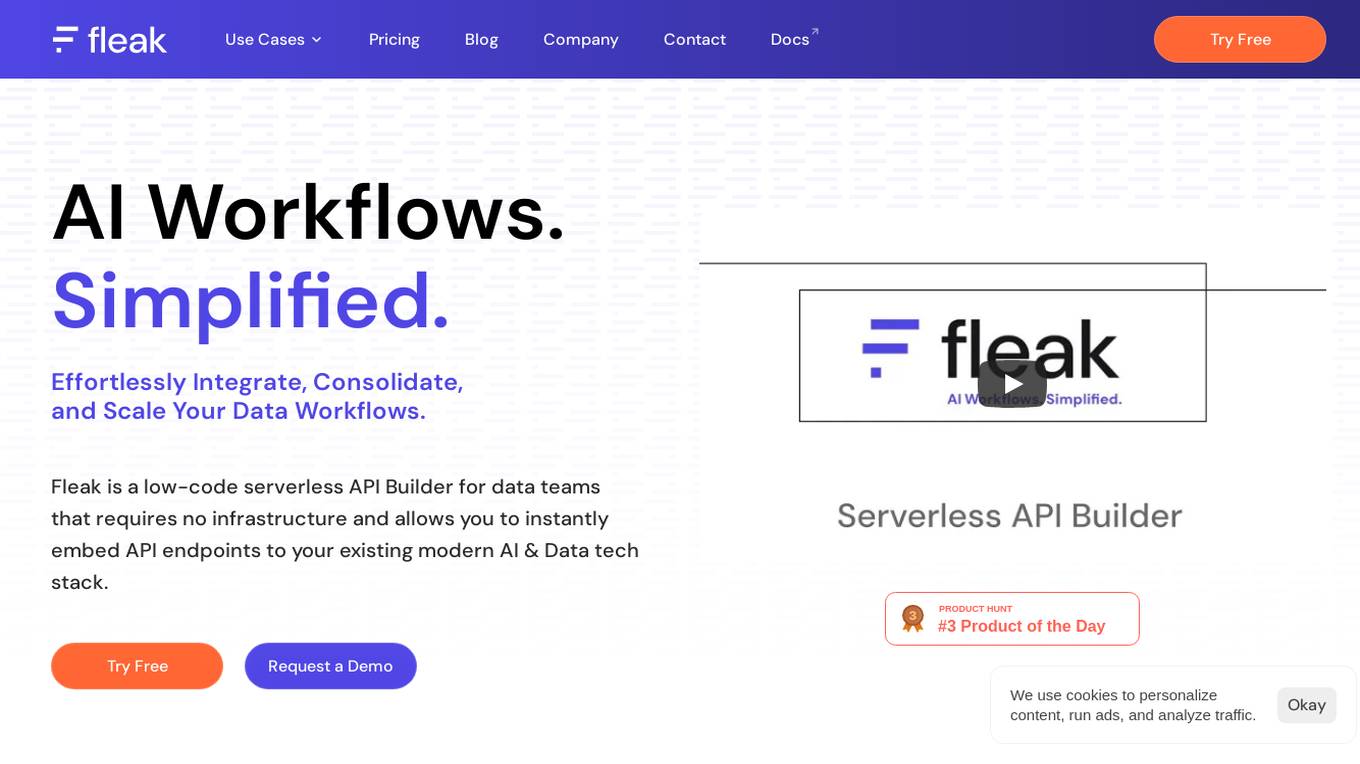 Fleak AI Workflows Screenshot