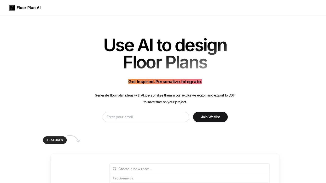 AI Floor Plan Generator Screenshot