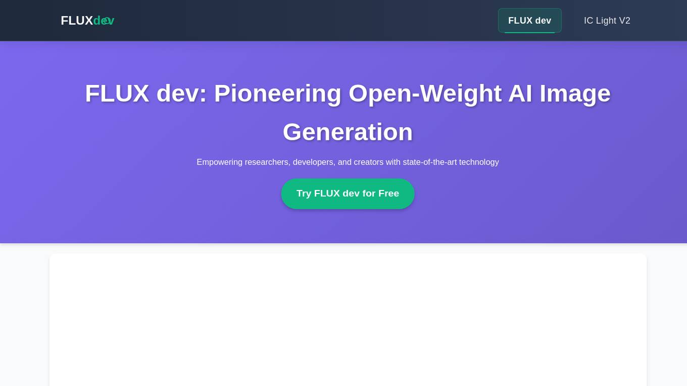 FLUX dev Screenshot