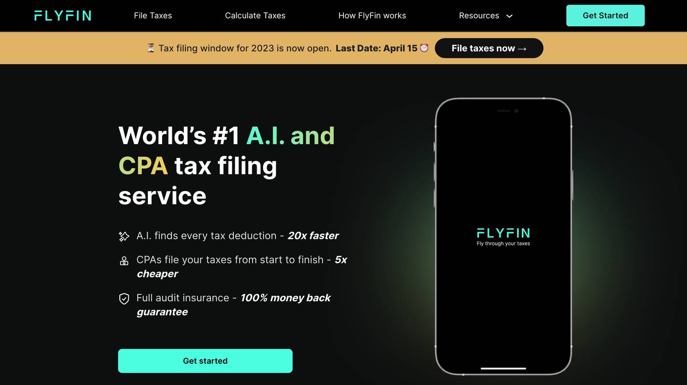 FlyFin Screenshot