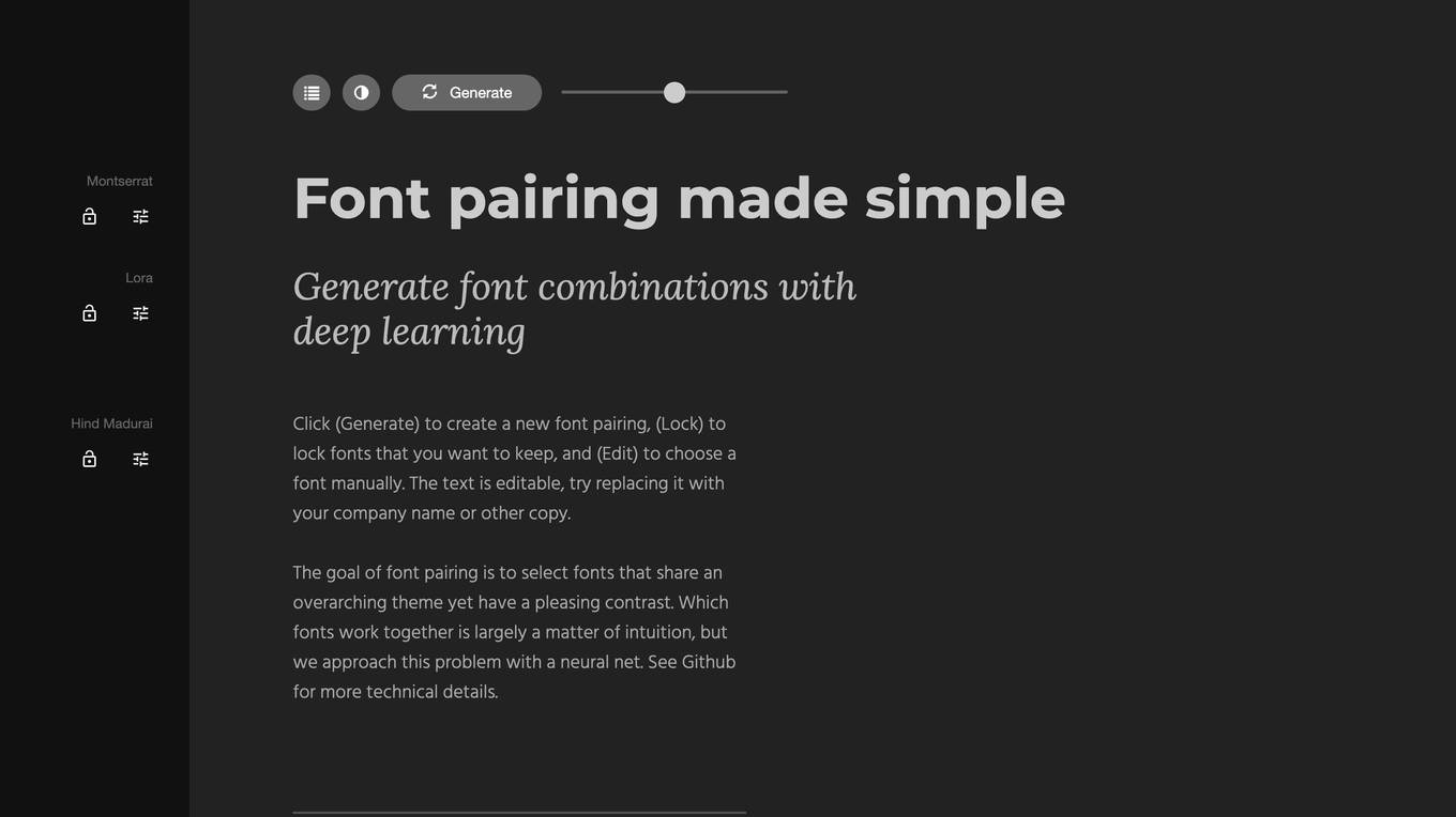 Fontjoy screenshot