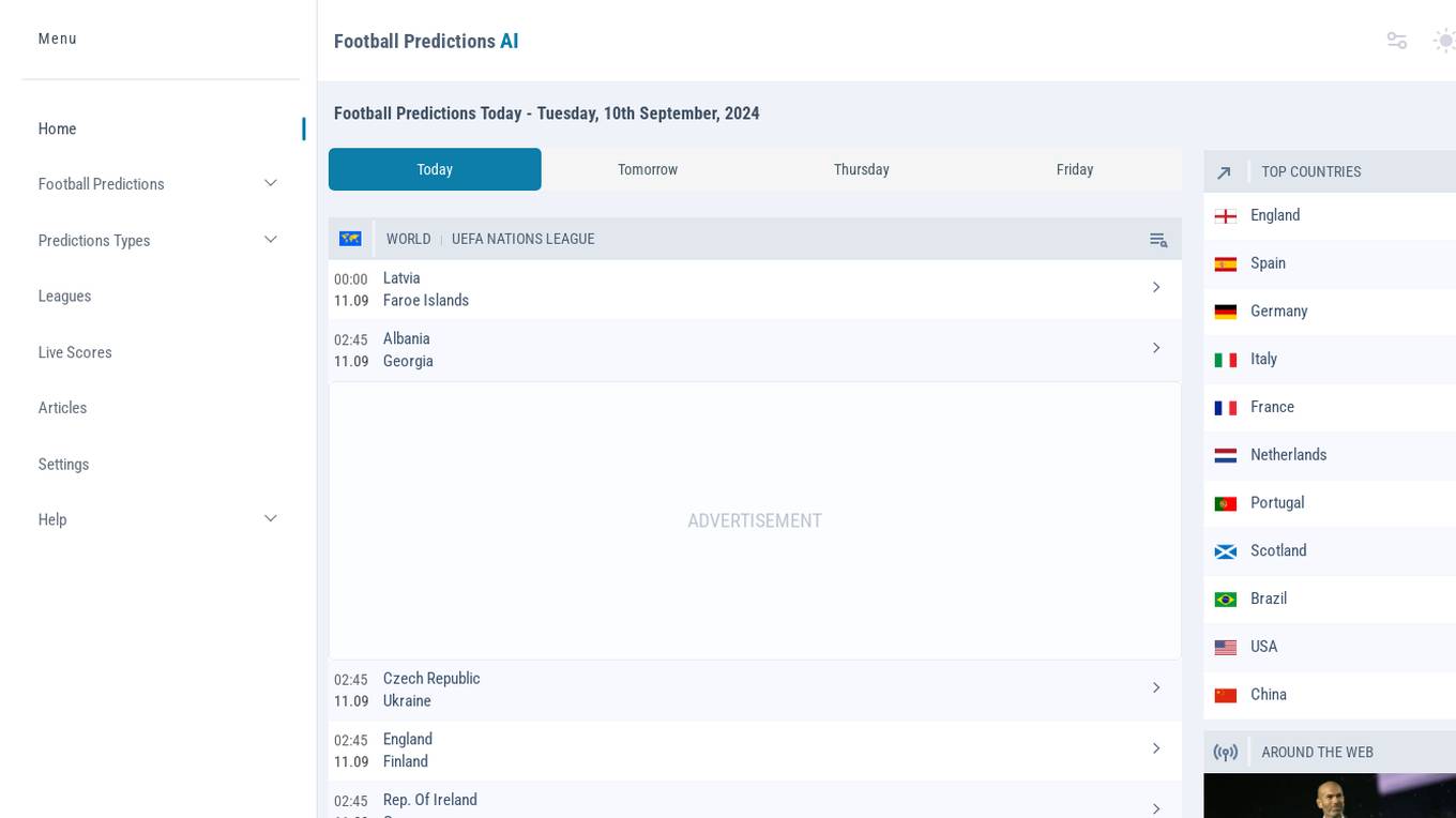 Football Predictions AI Screenshot