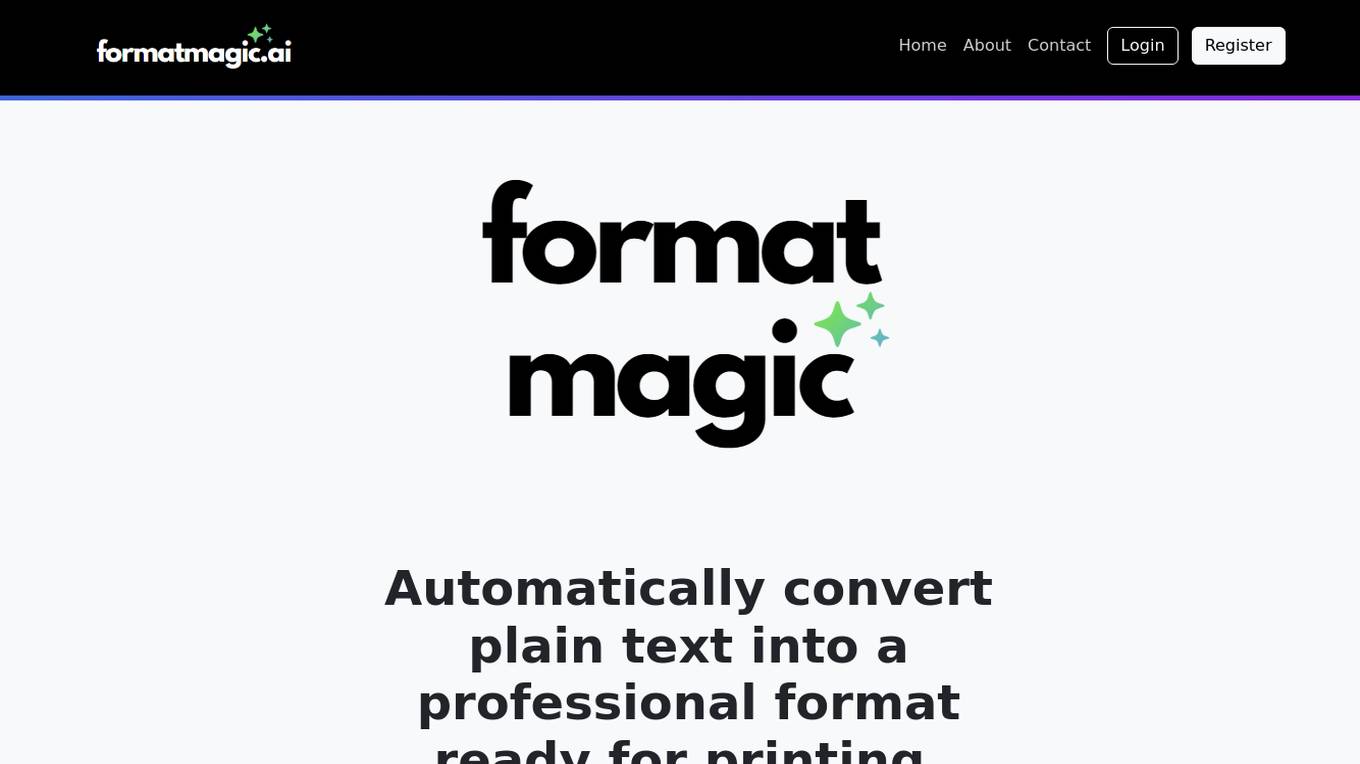 Format Magic screenshot