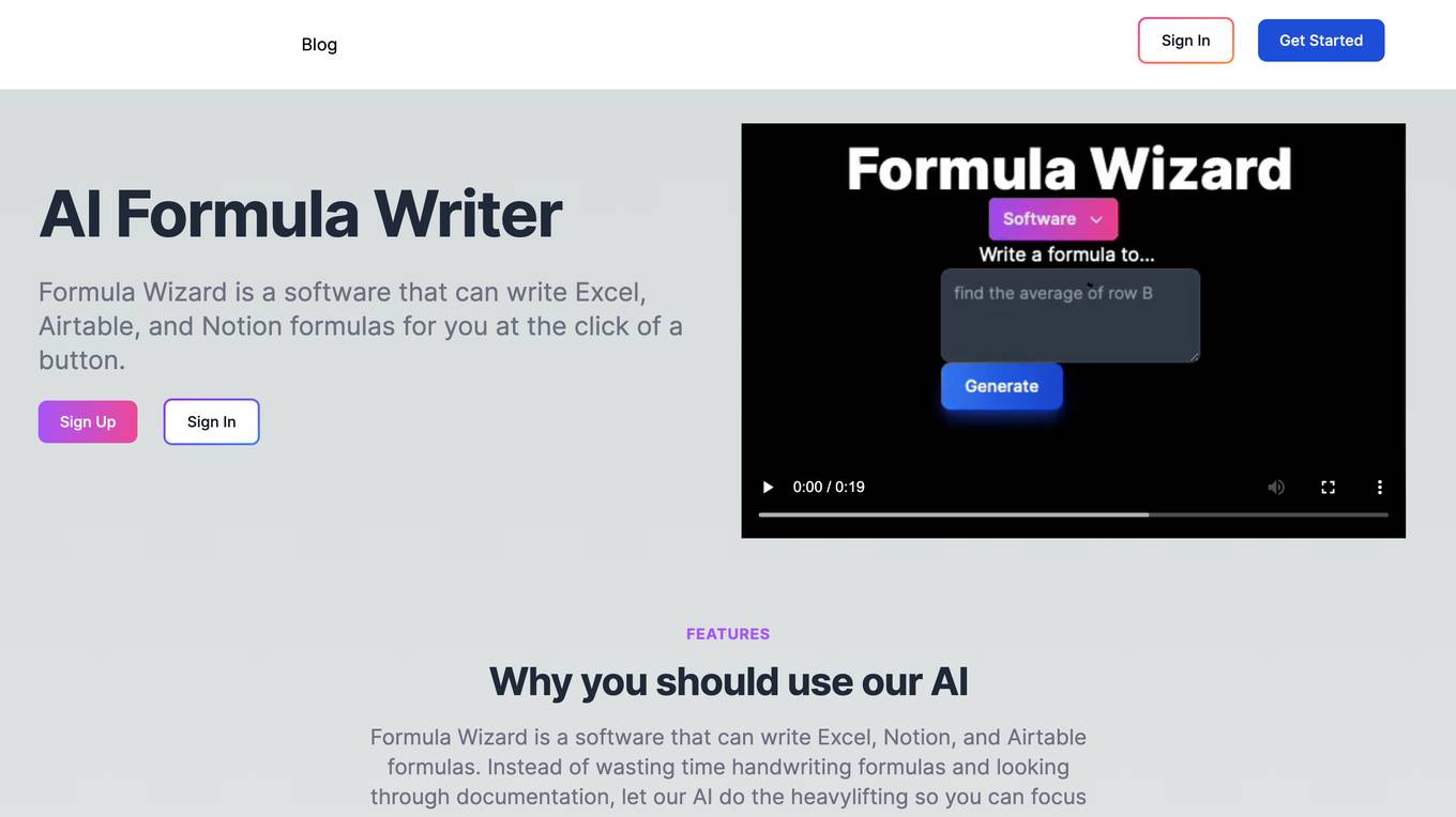 Formula Wizard screenshot