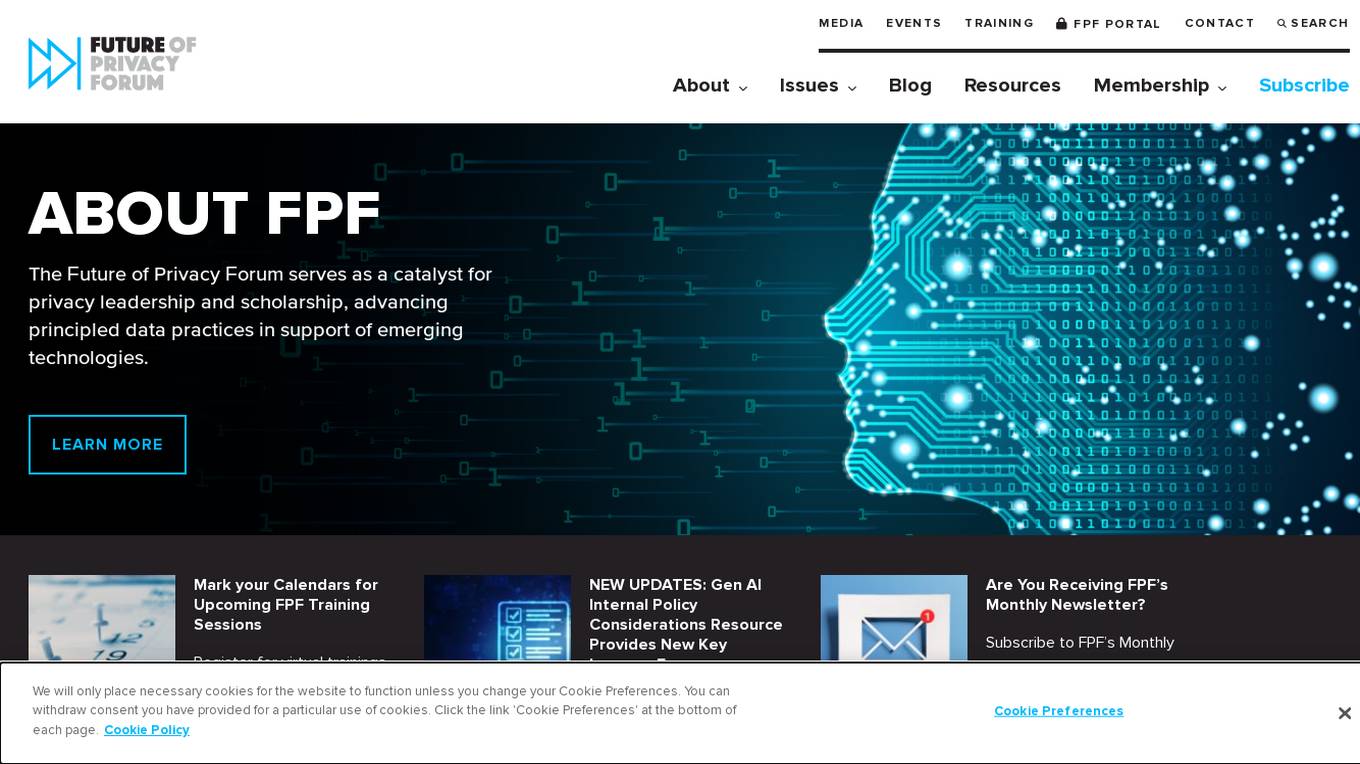 Future of Privacy Forum Screenshot