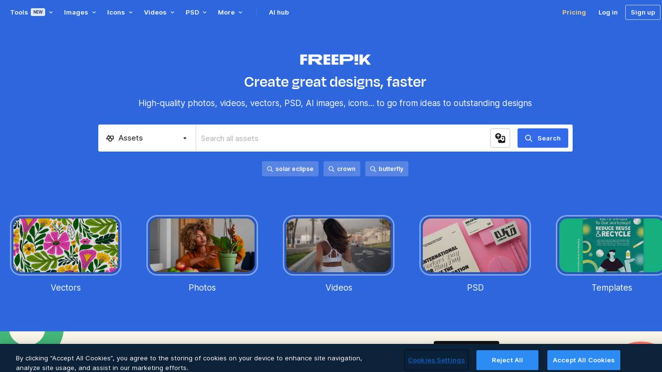 Freepik Screenshot