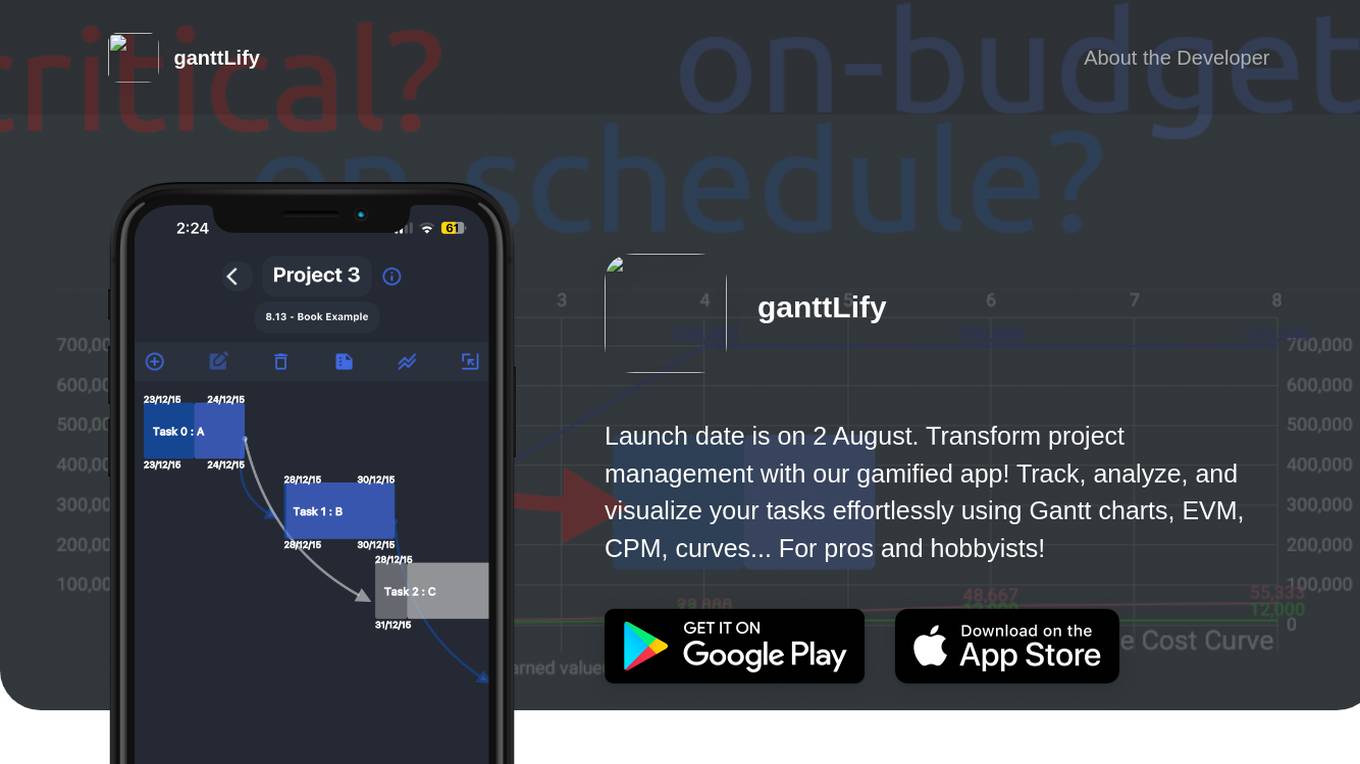 ganttLify screenshot