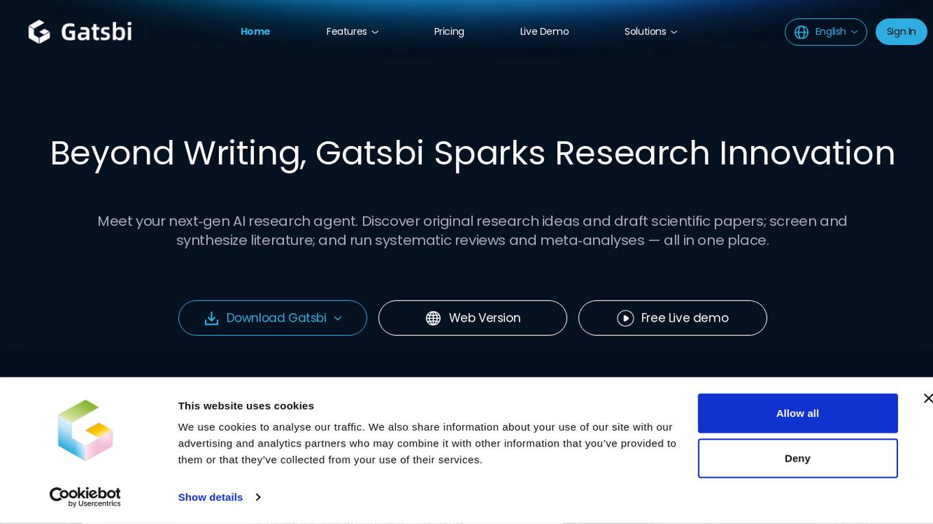 Gatsbi Screenshot