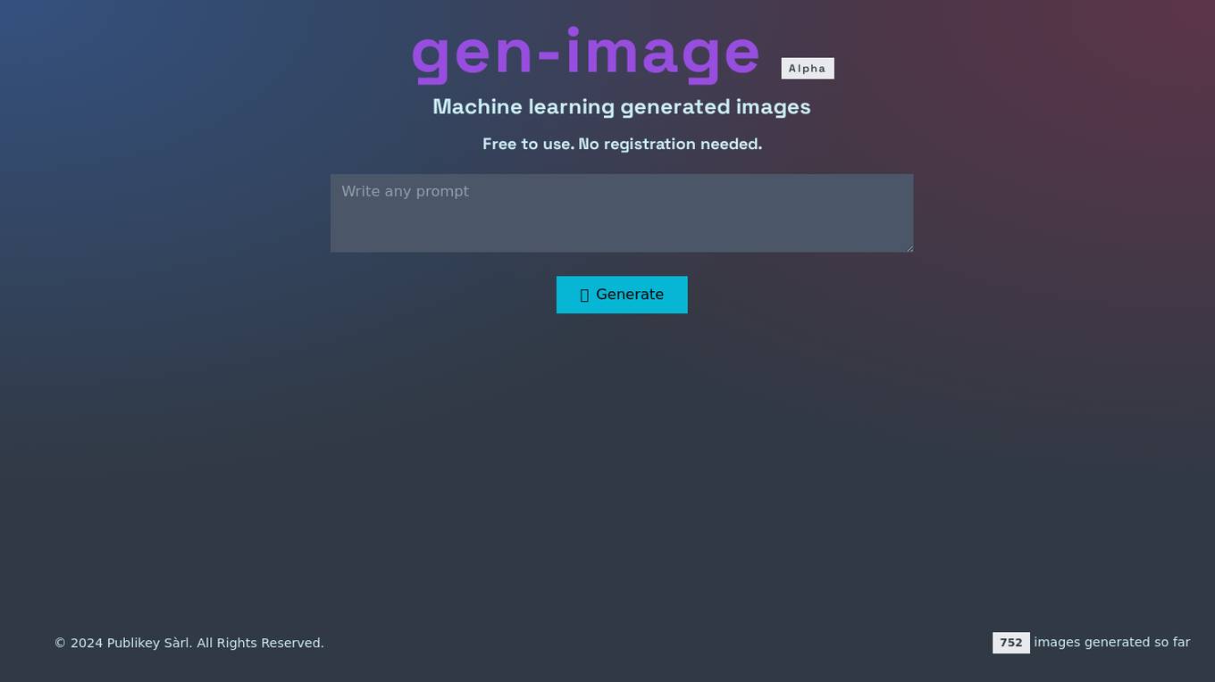 Gen-image Alpha screenshot