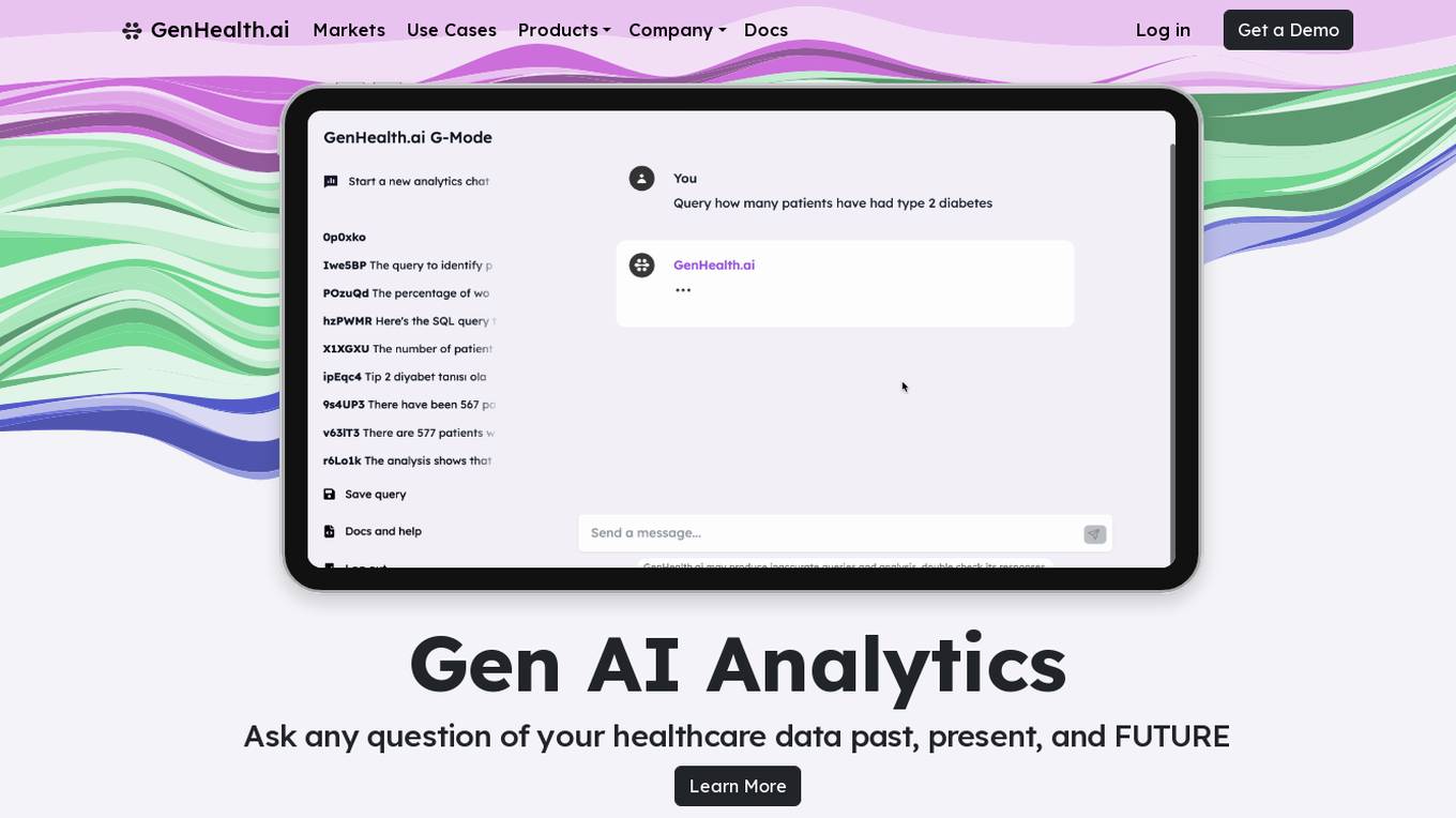 GenHealth.ai Screenshot