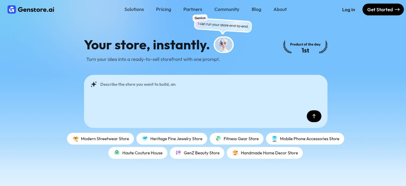 Genstore Screenshot