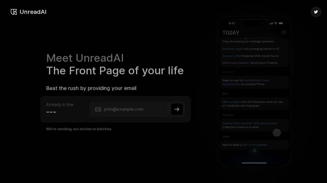 UnreadAI Screenshot