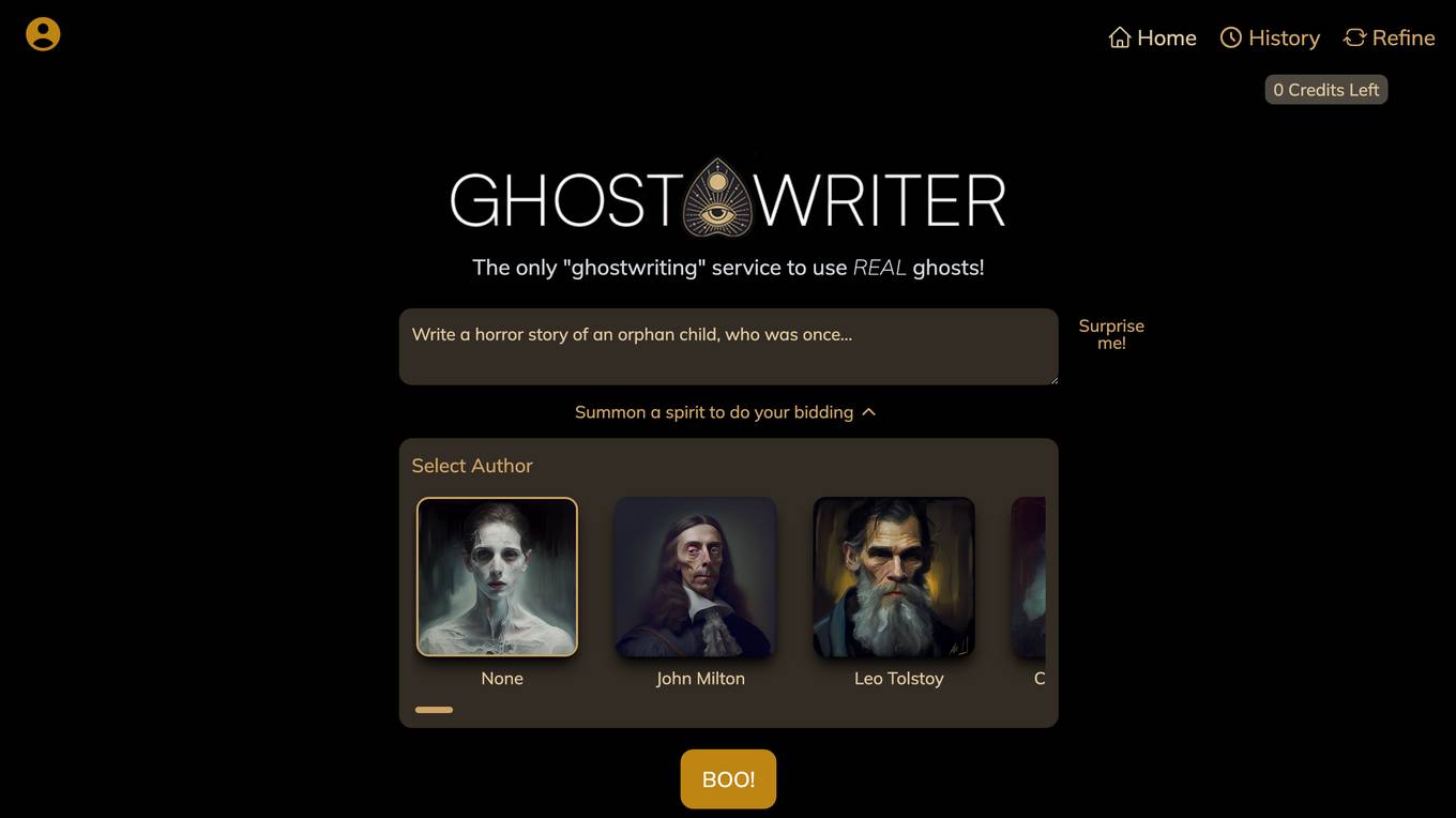 Ghostwriter Screenshot