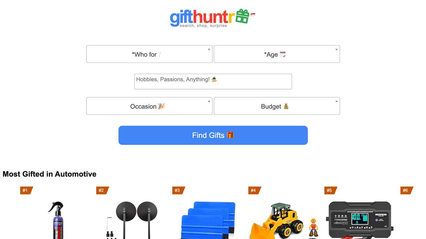 GiftHuntr screenshot