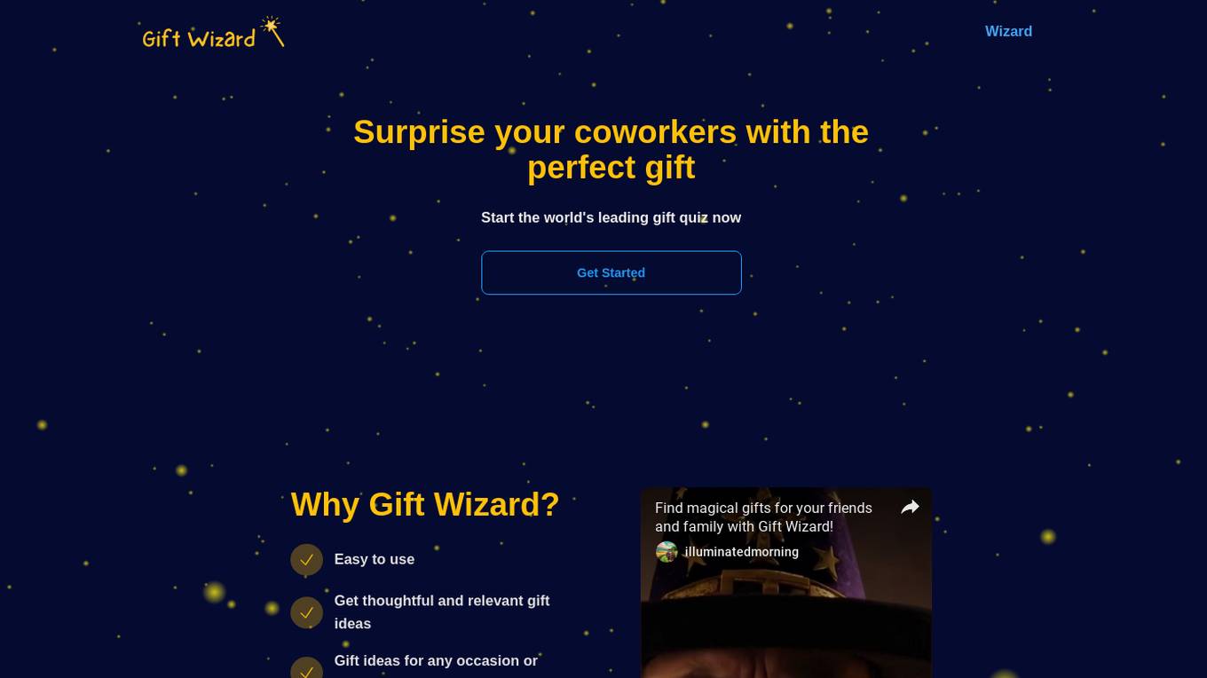 Gift Wizard Screenshot