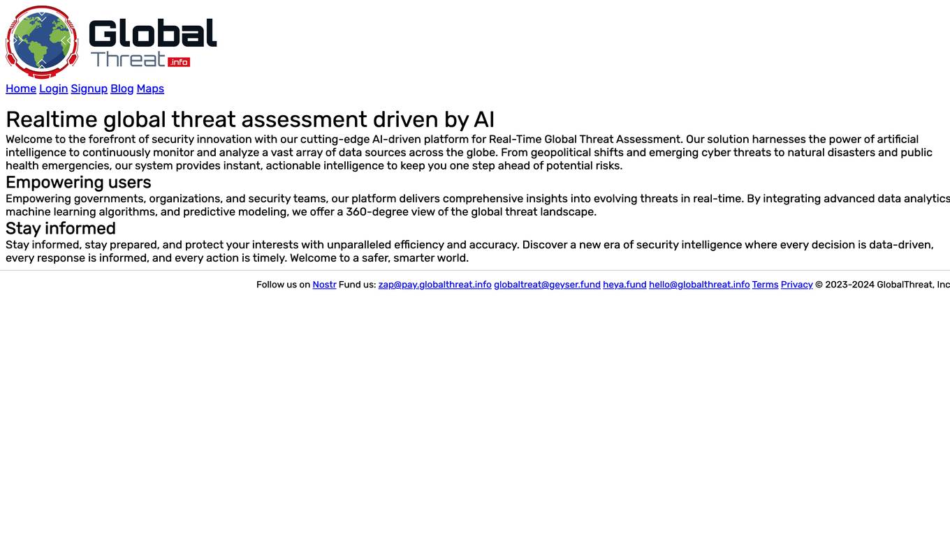 GlobalThreat Screenshot