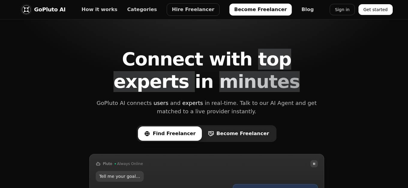 GoPluto AI Screenshot