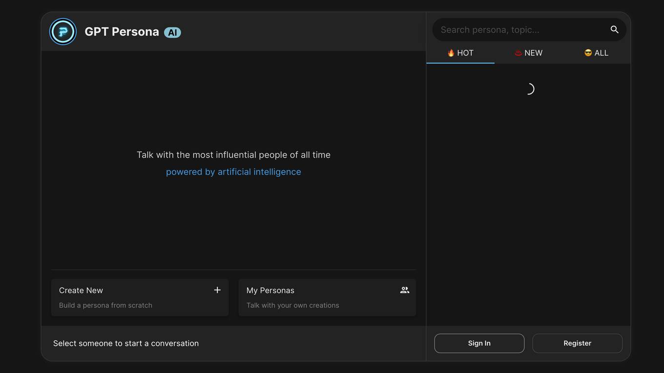 GPT Persona screenshot