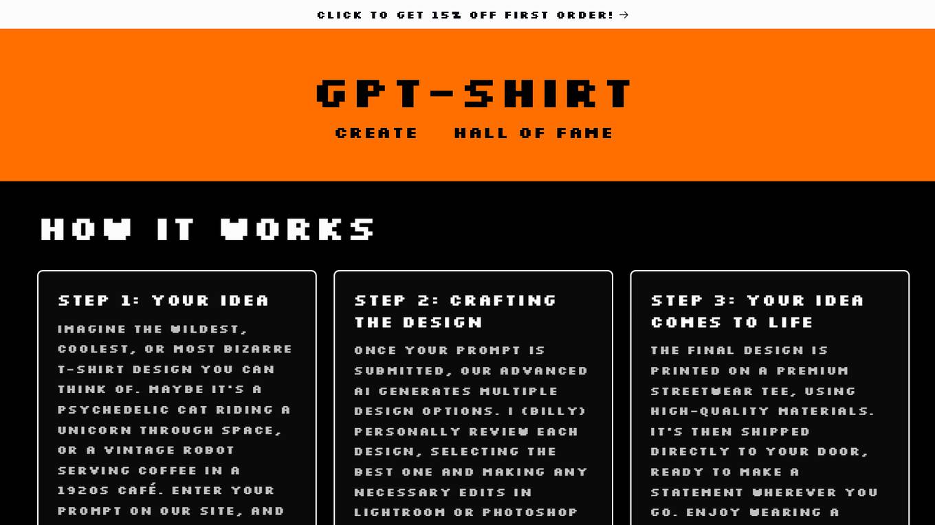 GPT-Shirt screenshot