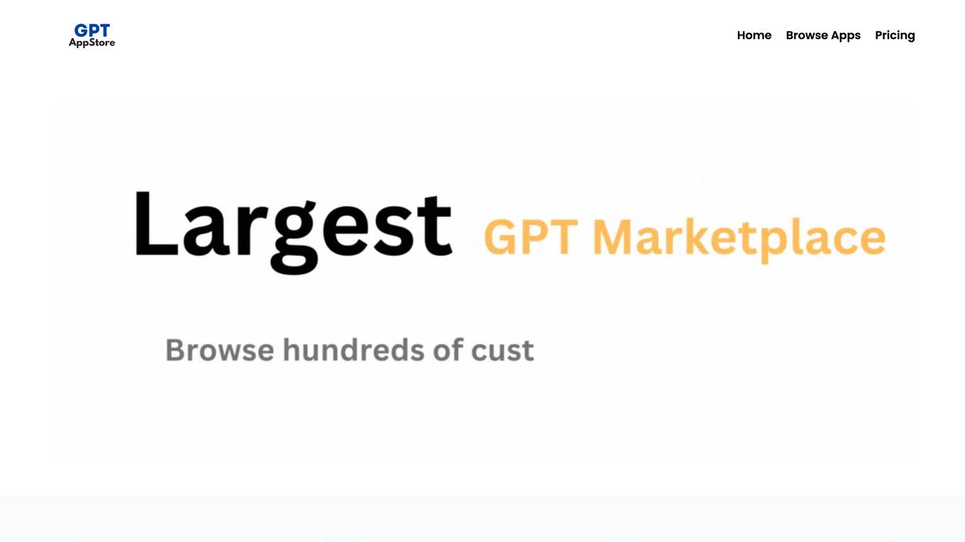 GPT Marketplace Screenshot