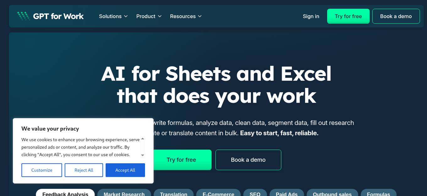 GPT for Work Screenshot