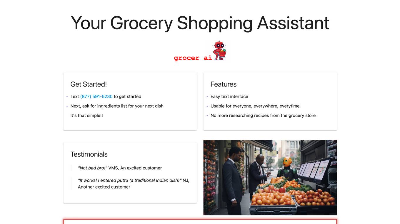 Grocer AI screenshot