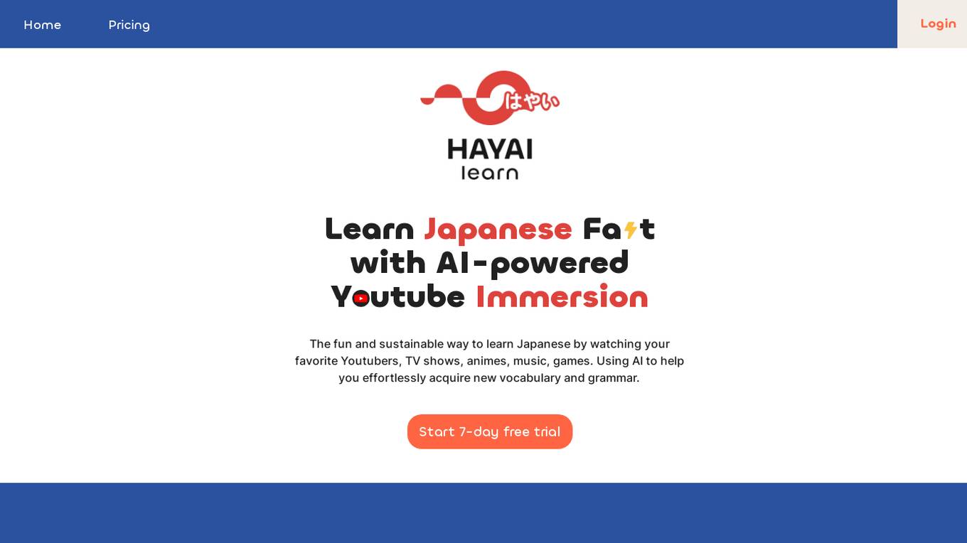 Hayai Learn Screenshot