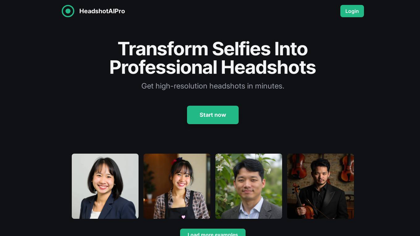 HeadshotAIPro Screenshot