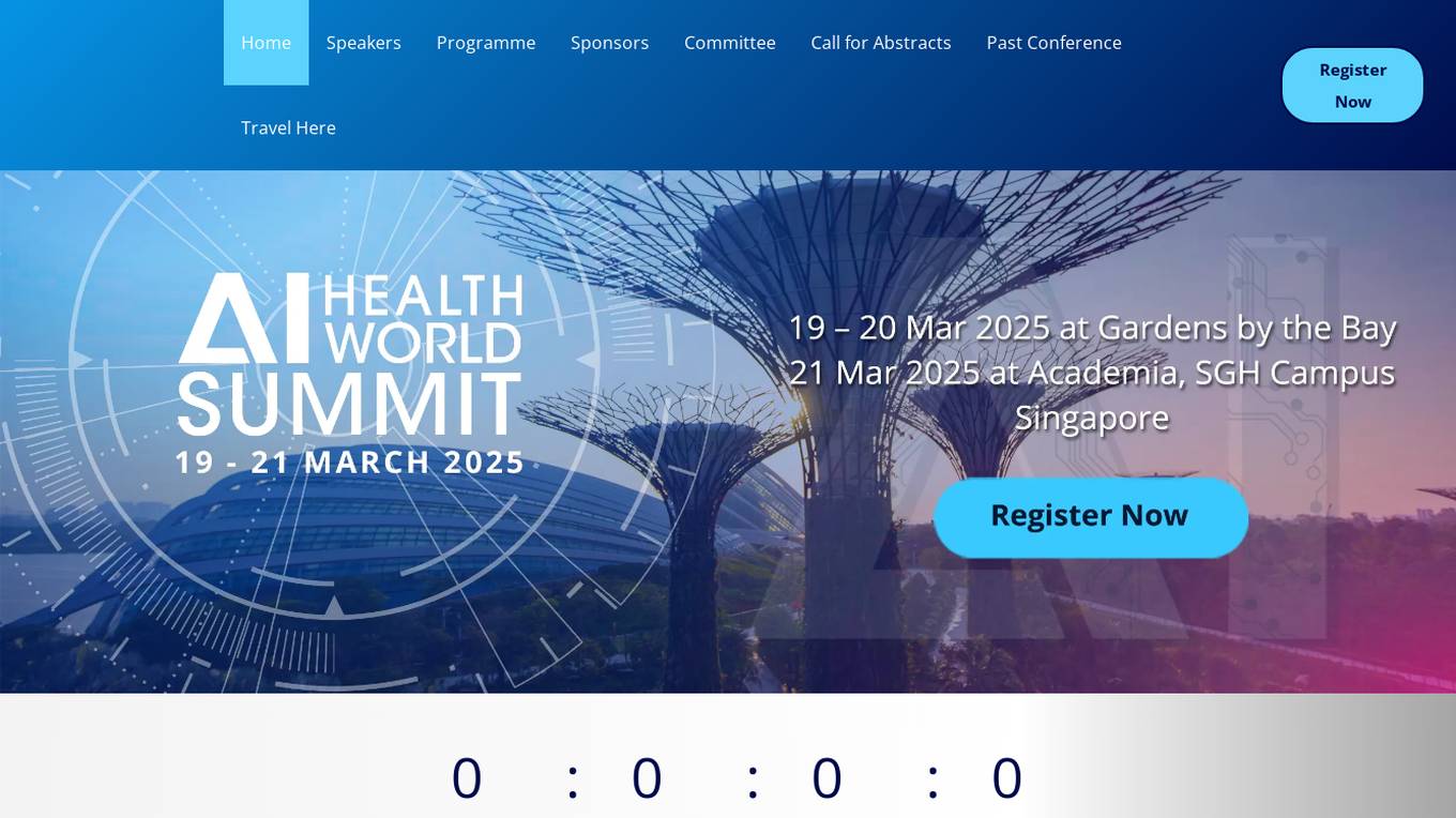 AI Health World Summit screenshot