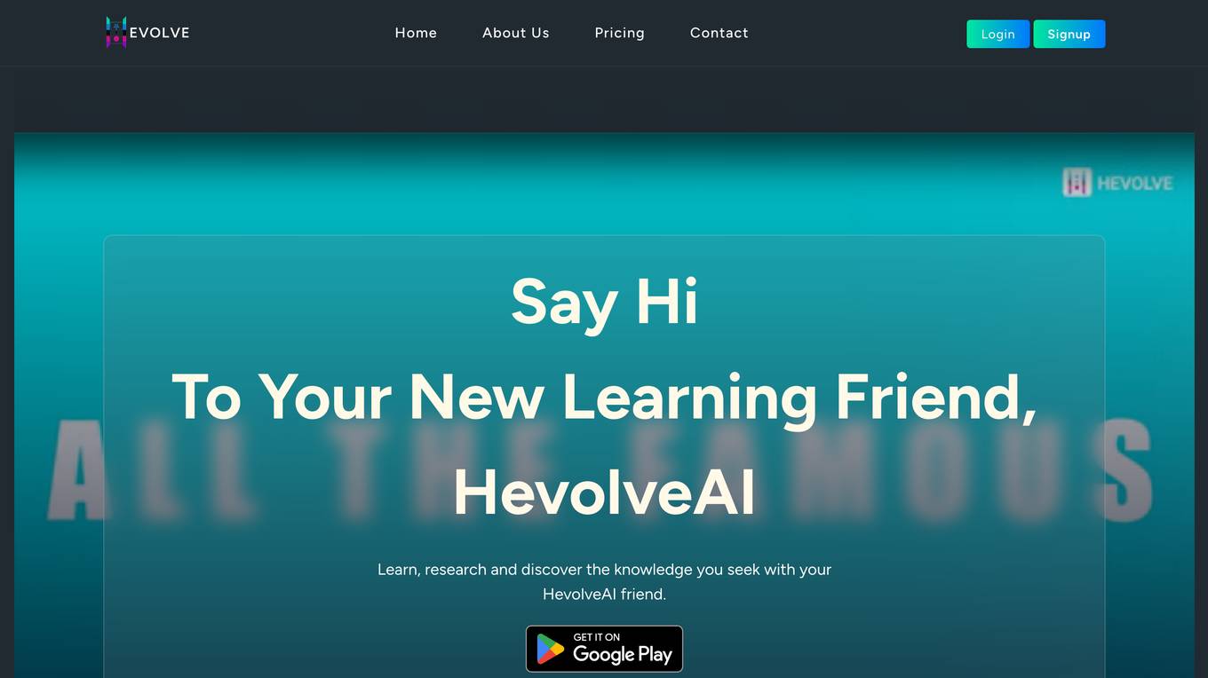 Hevolve AI Screenshot