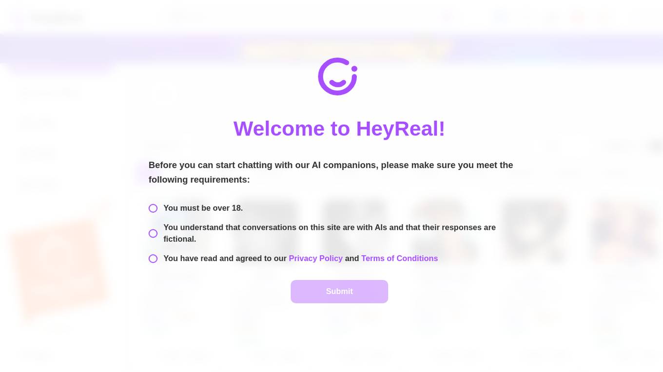 HeyReal AI Screenshot