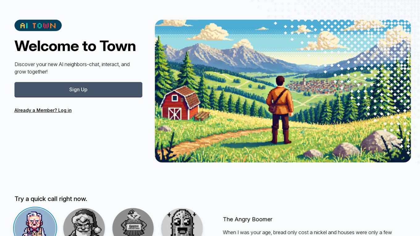 AI.TOWN screenshot