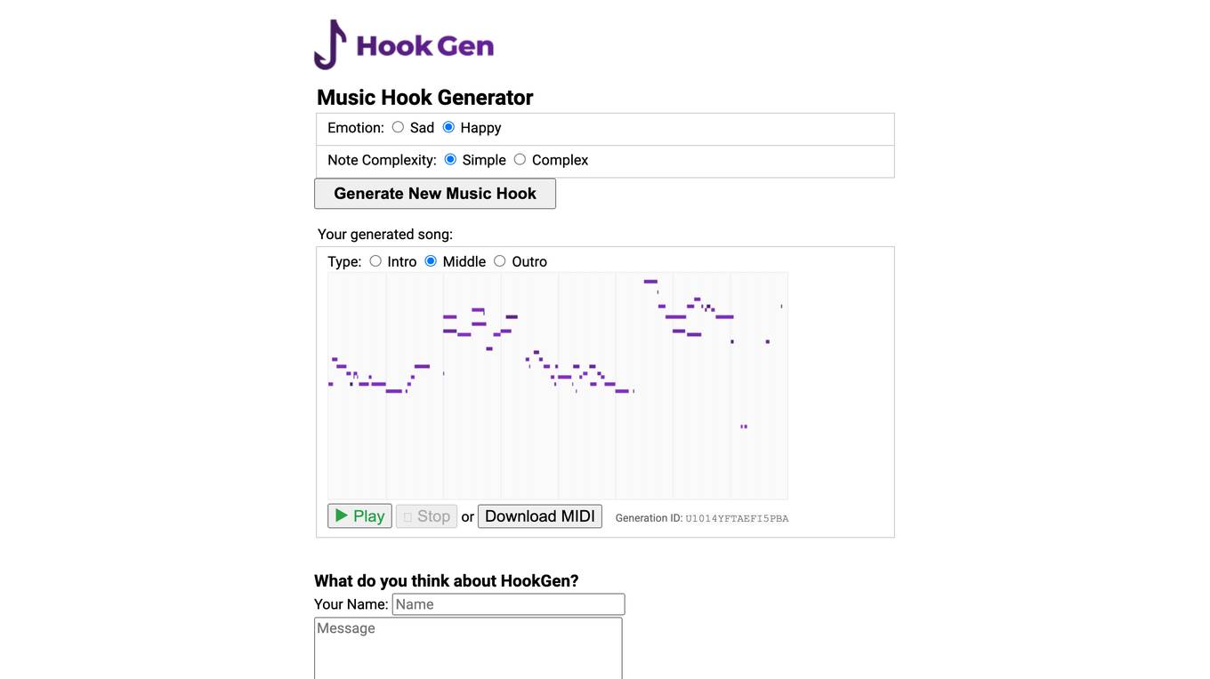 HookGen Screenshot