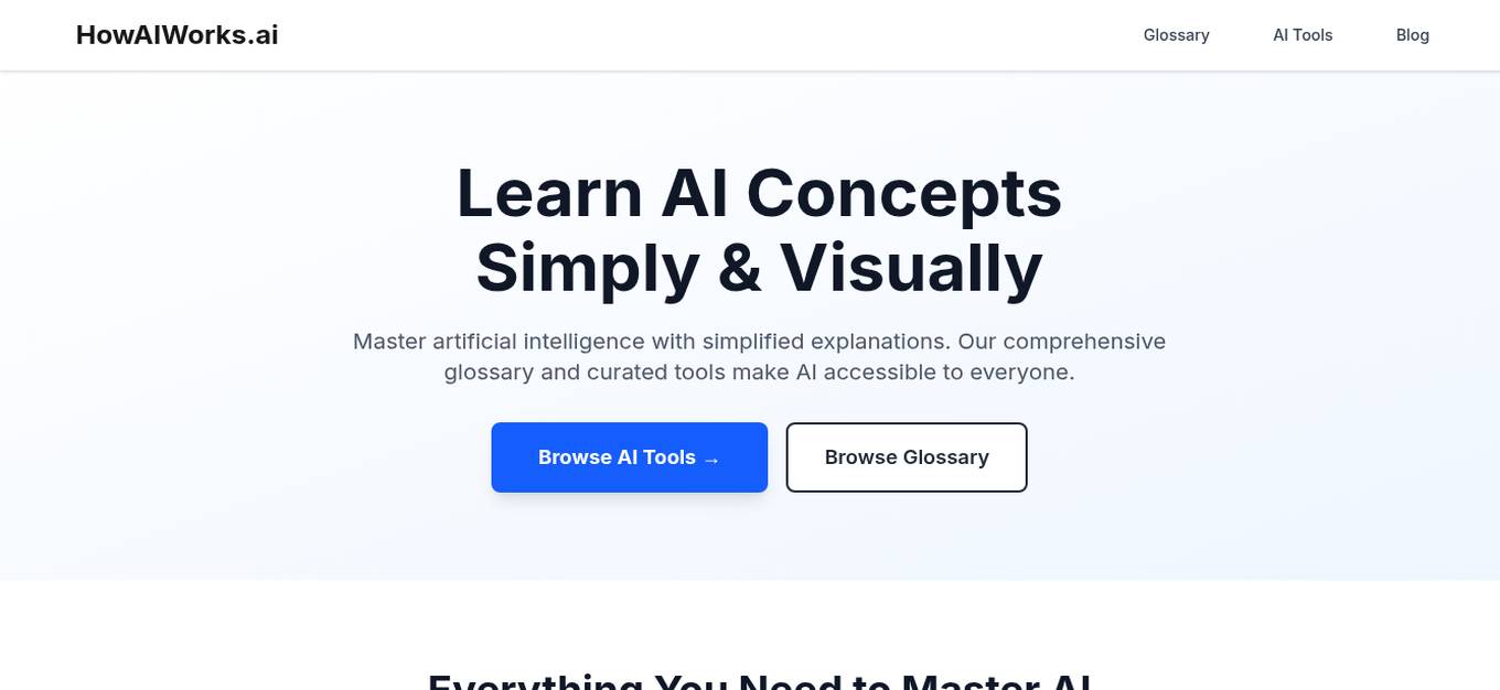 HowAIWorks.ai Screenshot
