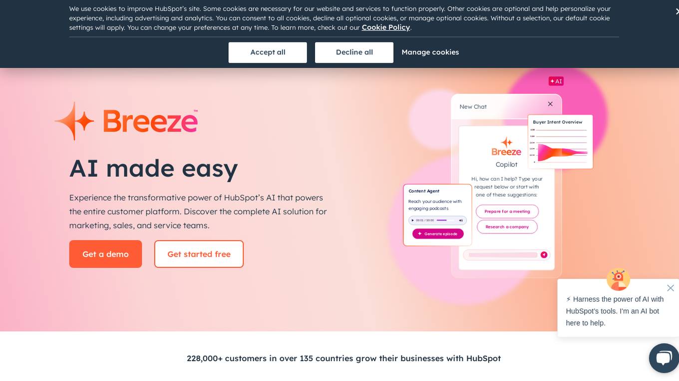 Breeze by HubSpot Screenshot