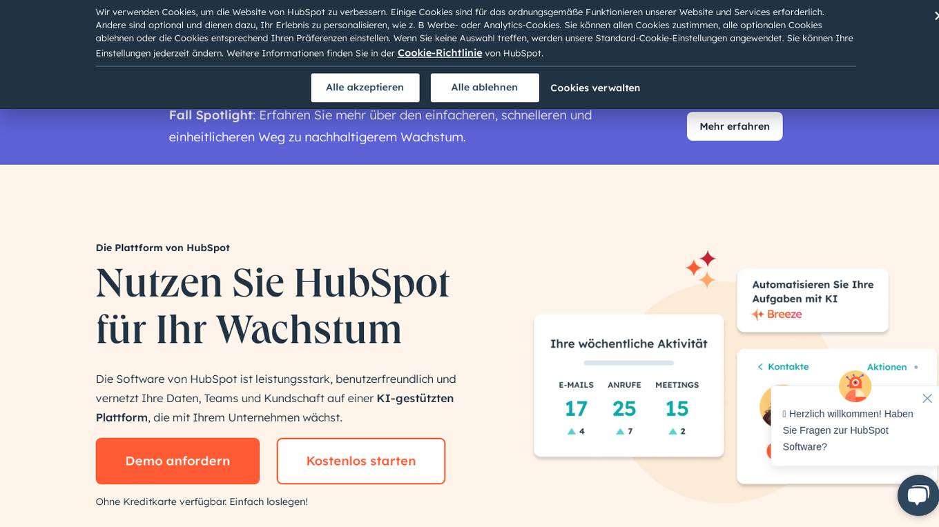 HubSpot screenshot