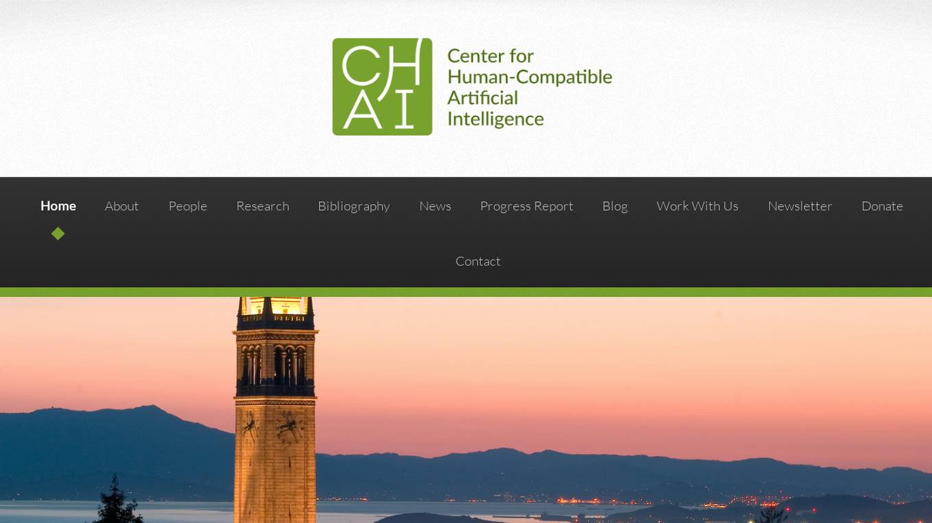 Center for Human-Compatible Artificial Intelligence Screenshot