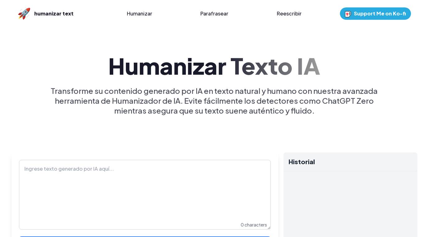 Humanizar Texto IA Screenshot