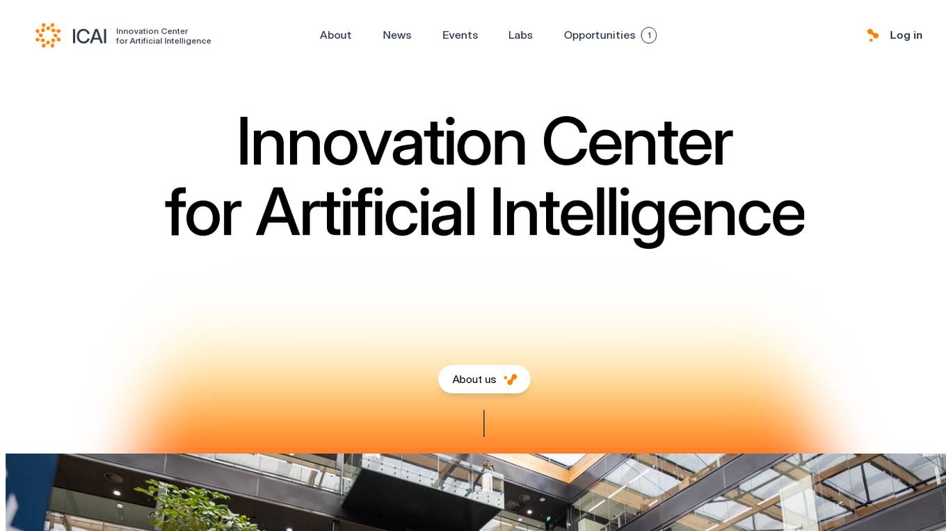 ICAI - Innovation Center for Artificial Intelligence Screenshot