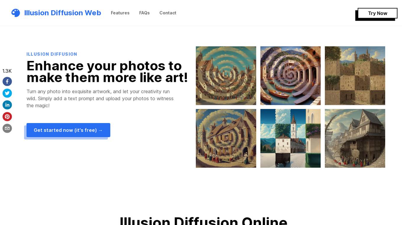 Illusion Diffusion Screenshot