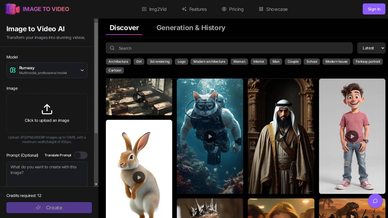 Image to Video AI Screenshot