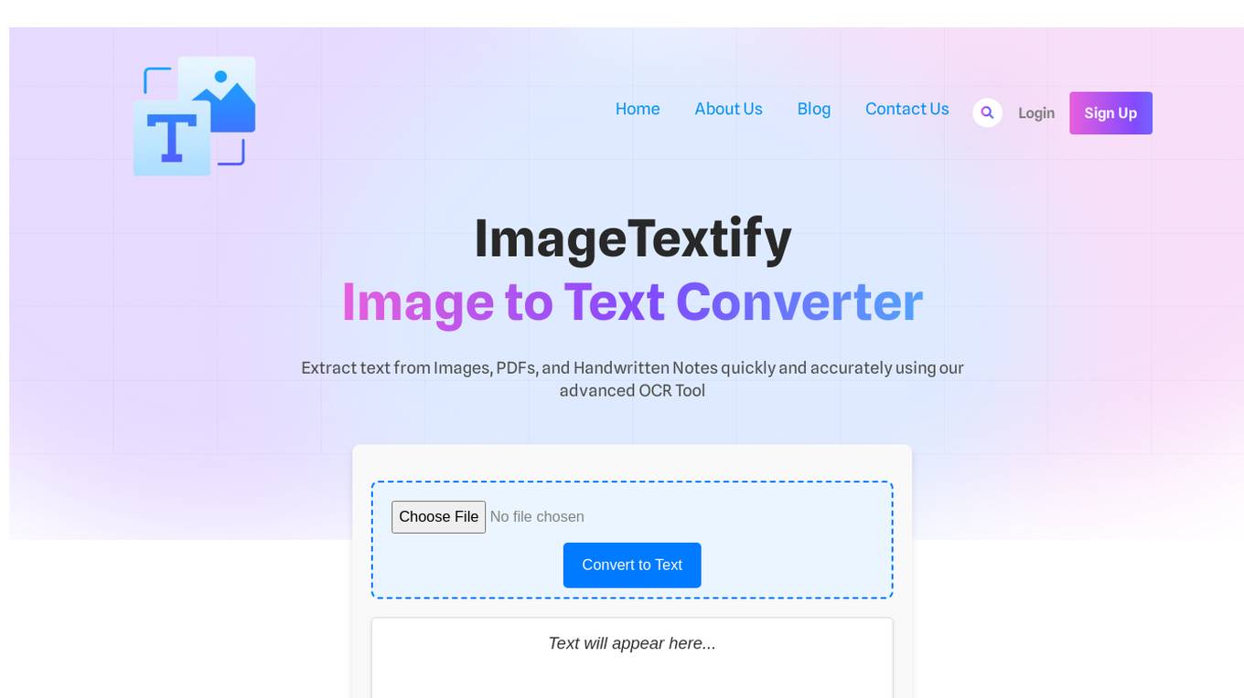 ImageTextify Screenshot