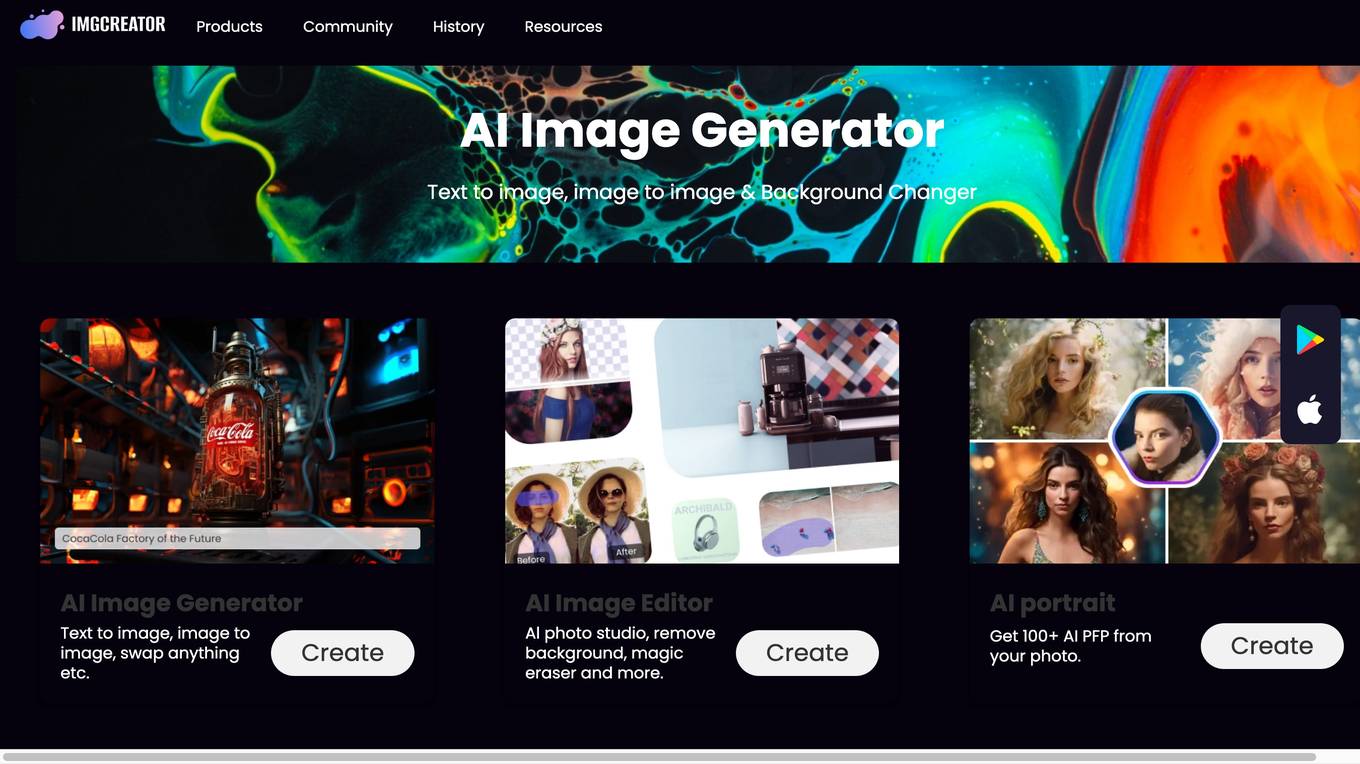 ImgCreator.AI screenshot