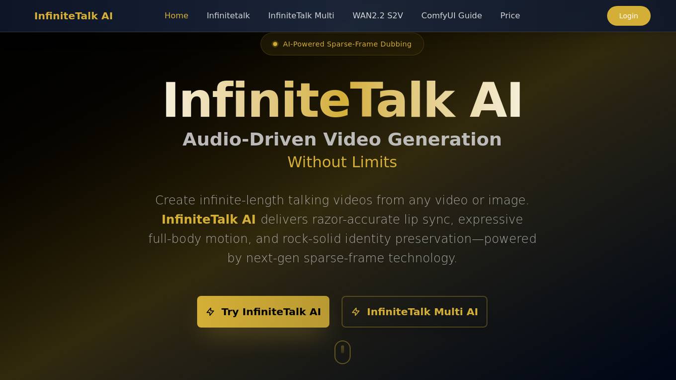 InfiniteTalk AI Screenshot