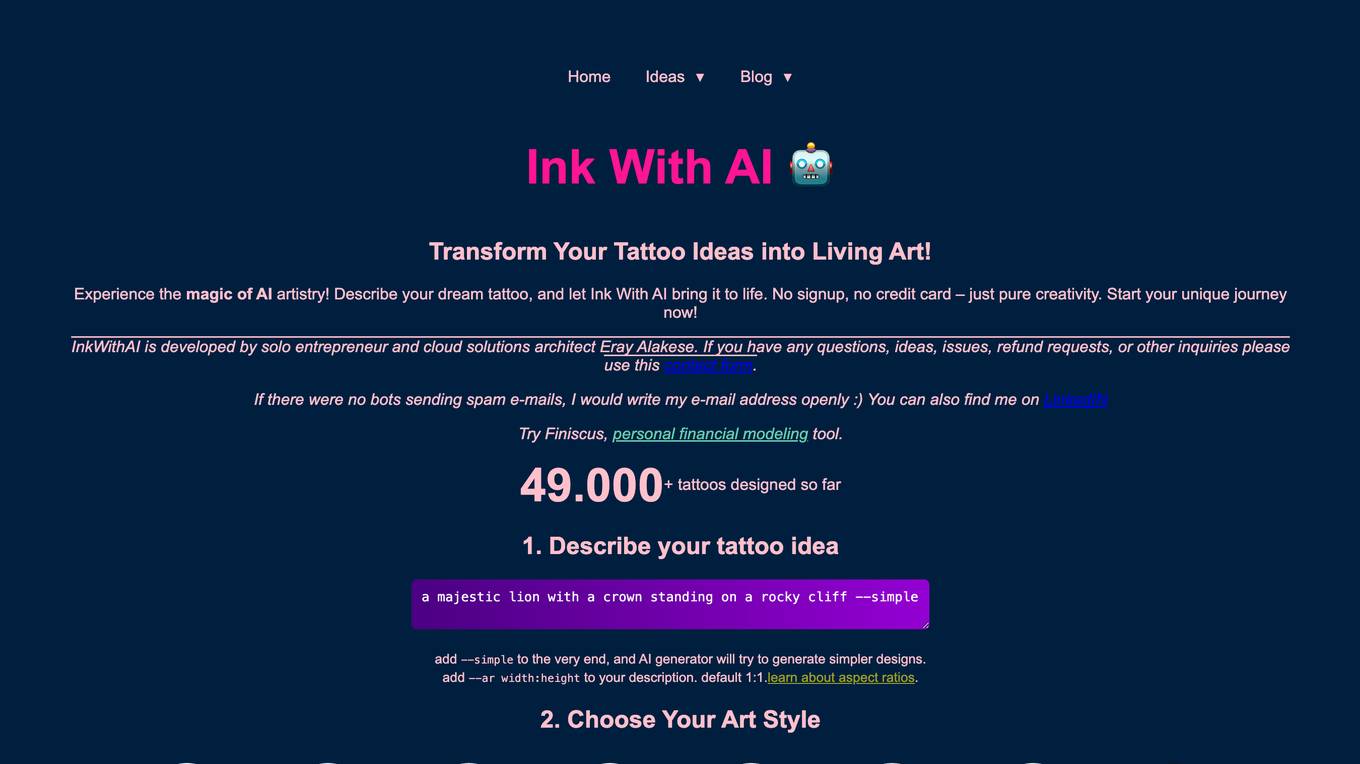 Ink With AI Screenshot