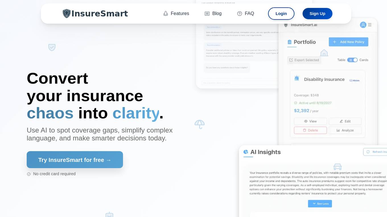 InsureSmart Screenshot