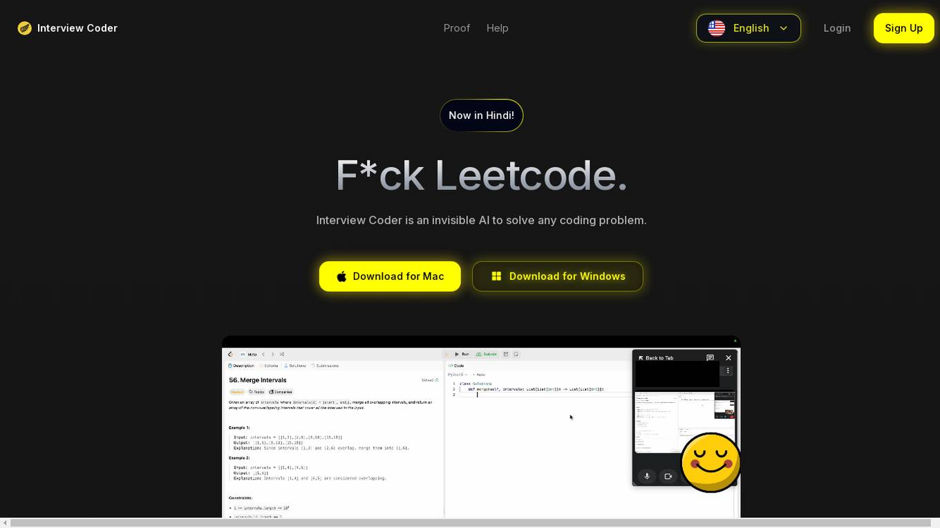 Interview Coder Screenshot