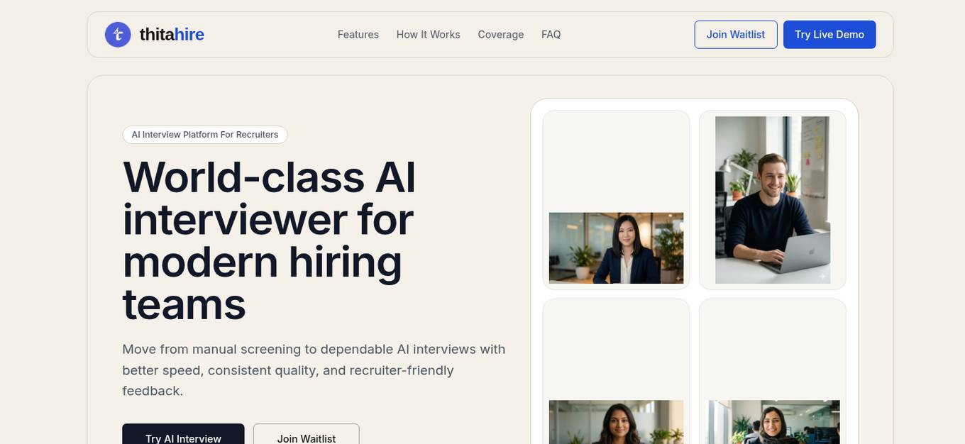 ThitaHire Screenshot